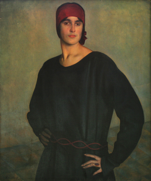 Б.М. Кустодиев. Портрет Т. Н. Чижовой. 1924