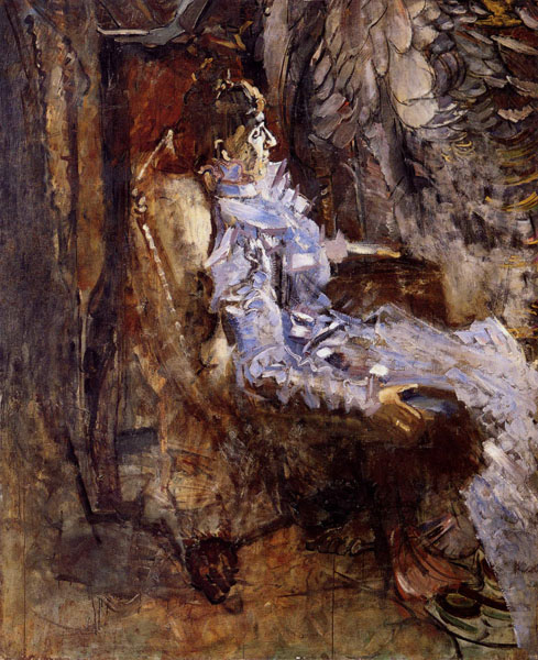 М.А. Врубель. Дама в лиловом (Портрет Н.И. Забелы-Врубель)